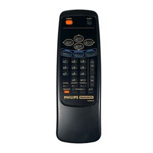 Philips‎ Magnavox N0266UD TV VCR Remote Control Black OEM Replacement Tested